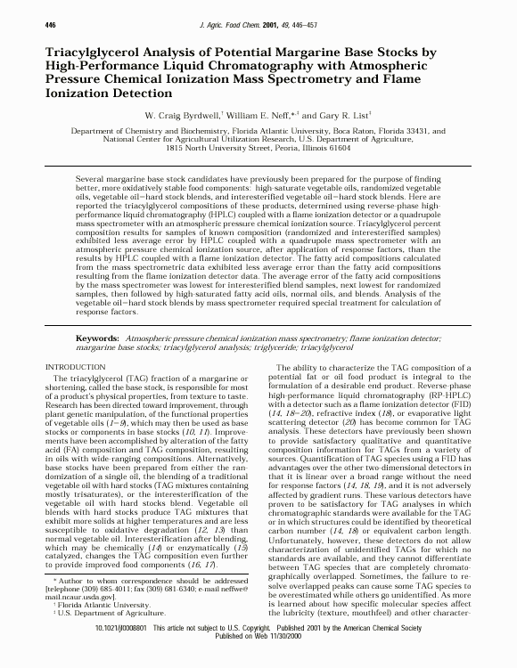 J. Agr. Food Chem. Abstract/Title Page
