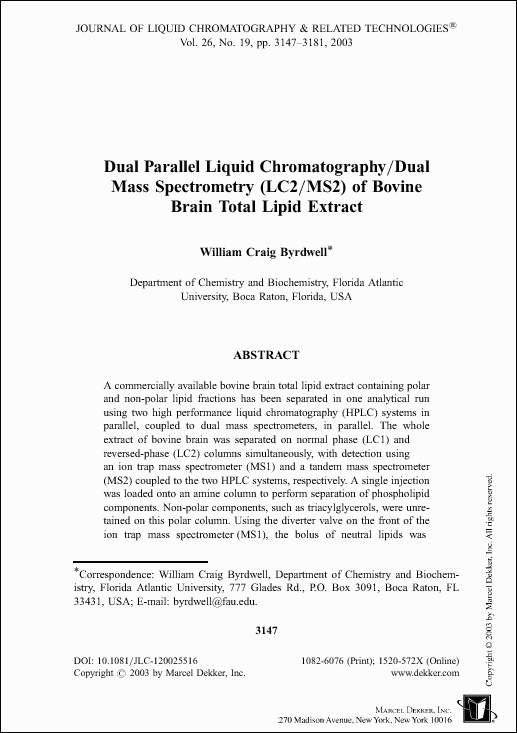 LC2/MS2 paper Abstract/Title Page